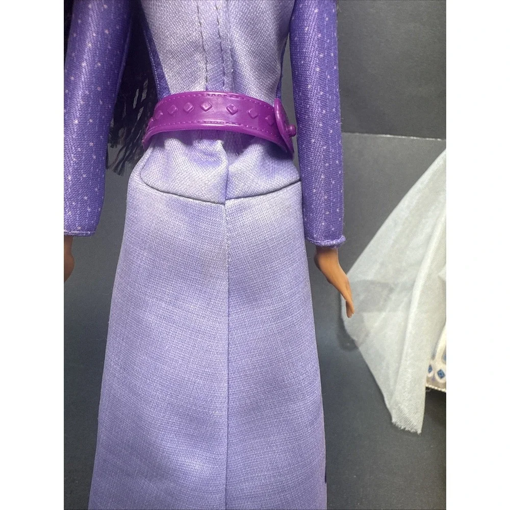 Disney Wish Dolls Asha Dahlia Queen Amaya Valentino Glow Star & Bag Lot Of 6